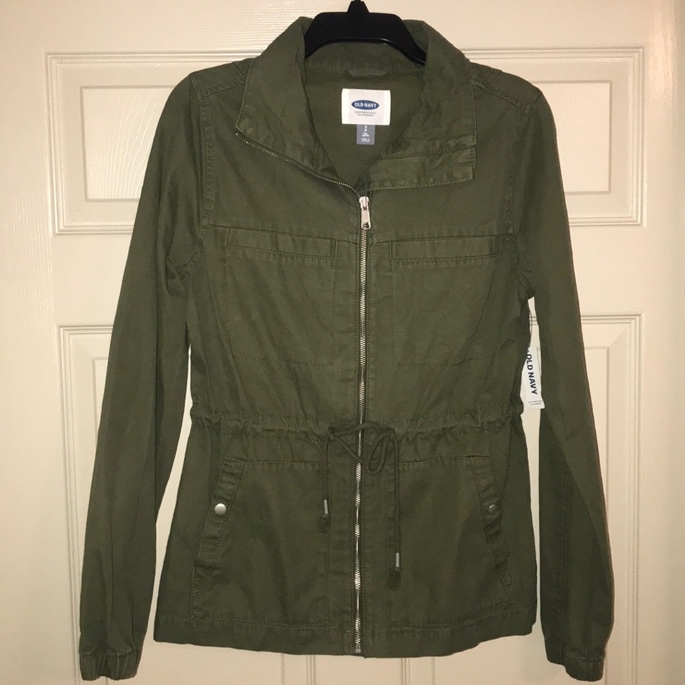 Old Navy Olive Green Utility Jacket